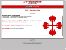 Tablet Screenshot of ahct.echapters.com